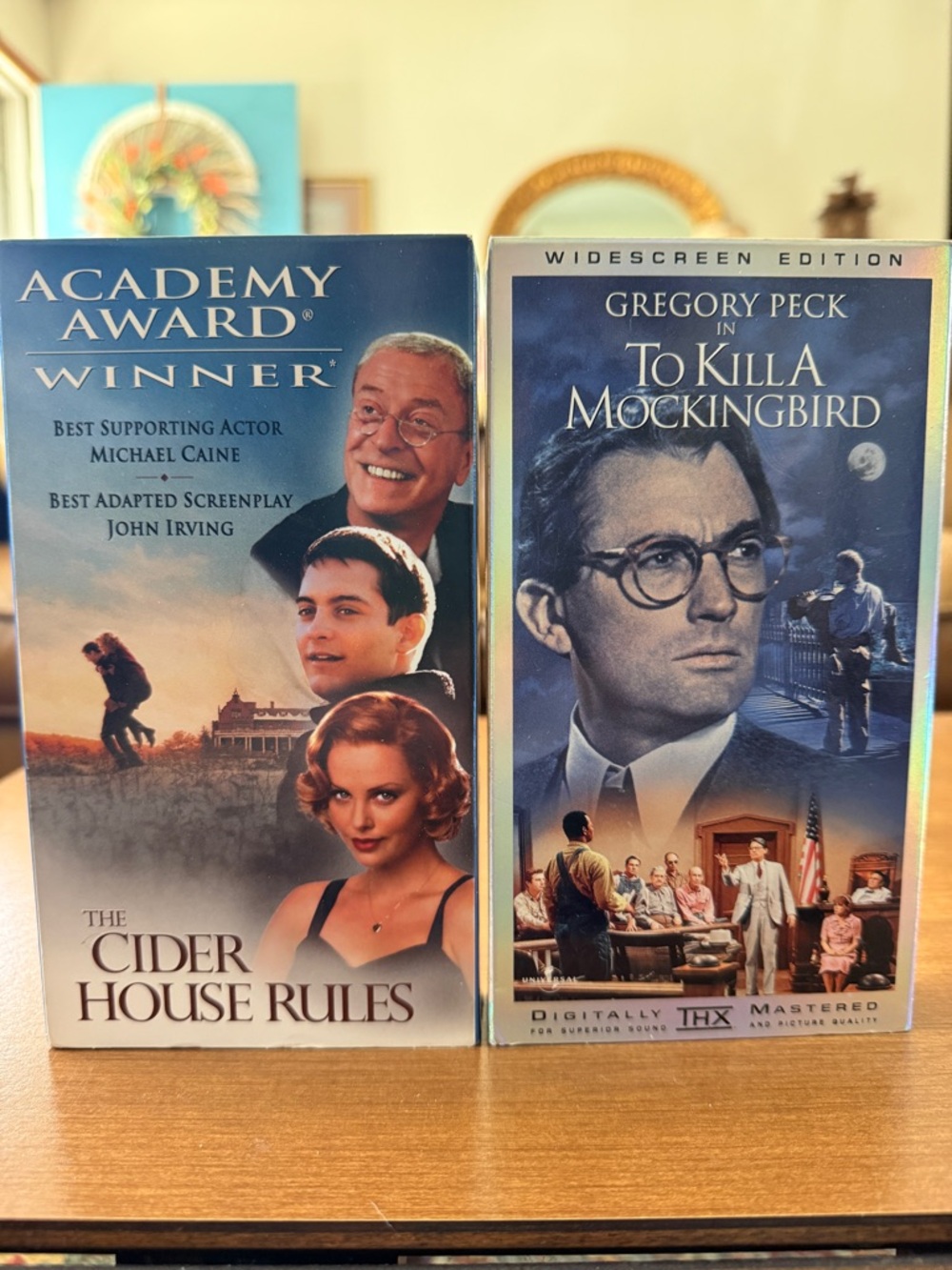 The Cider House Rules & To Kill a Mockingbird Vintage VHS Duo